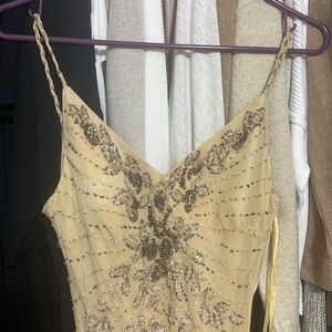 Sue Wong circa 2000 Champagne Gown